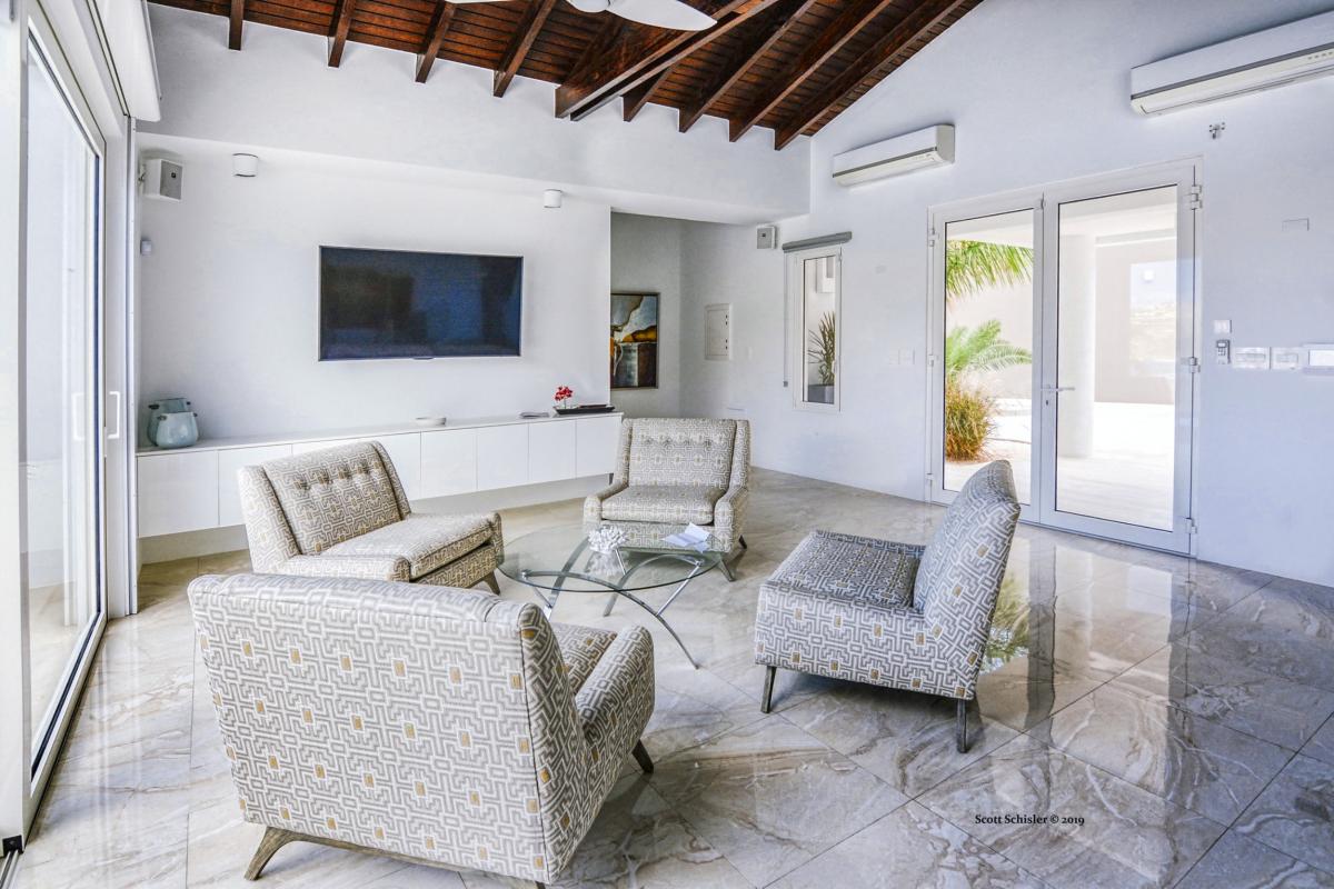 A louer villa 6 chambres Guana Bay Saint Martin_ Salon étage - 31